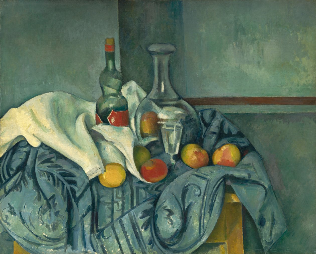 A garrafa de hortelã de Paul Cézanne