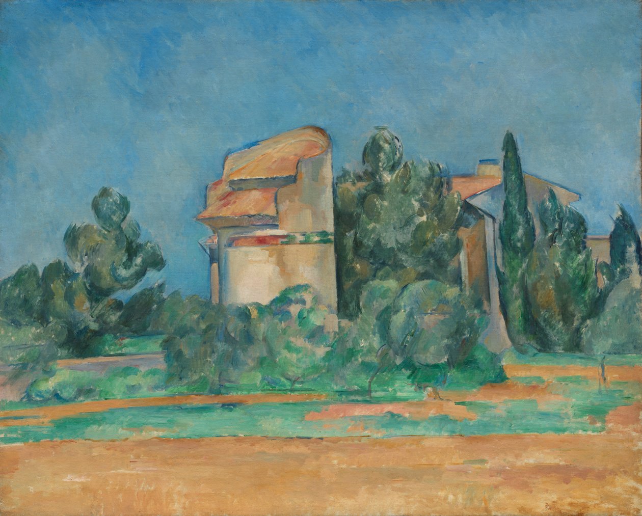 A Torre dos Pombos em Bellevue de Paul Cézanne