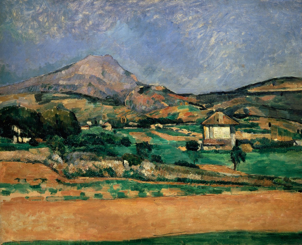 A planície de Mont Sainte-Victoire, 1882-1885. de Paul Cézanne