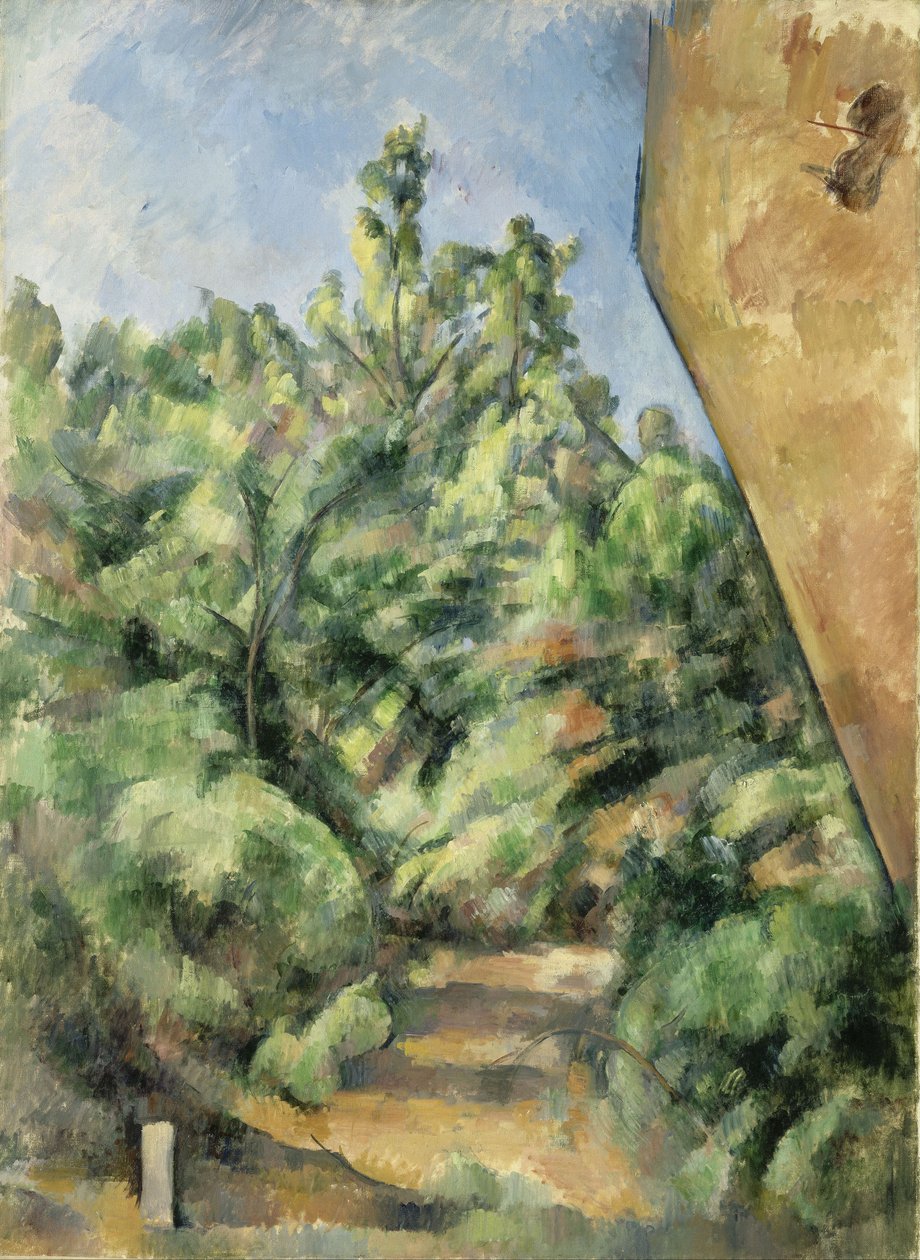 The Red Rock de Paul Cézanne