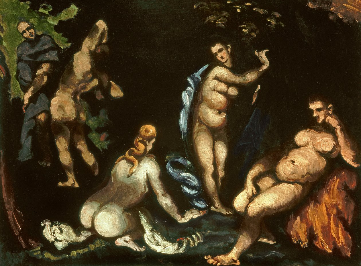 A Tentação de St.Anthony, c.1870 de Paul Cézanne