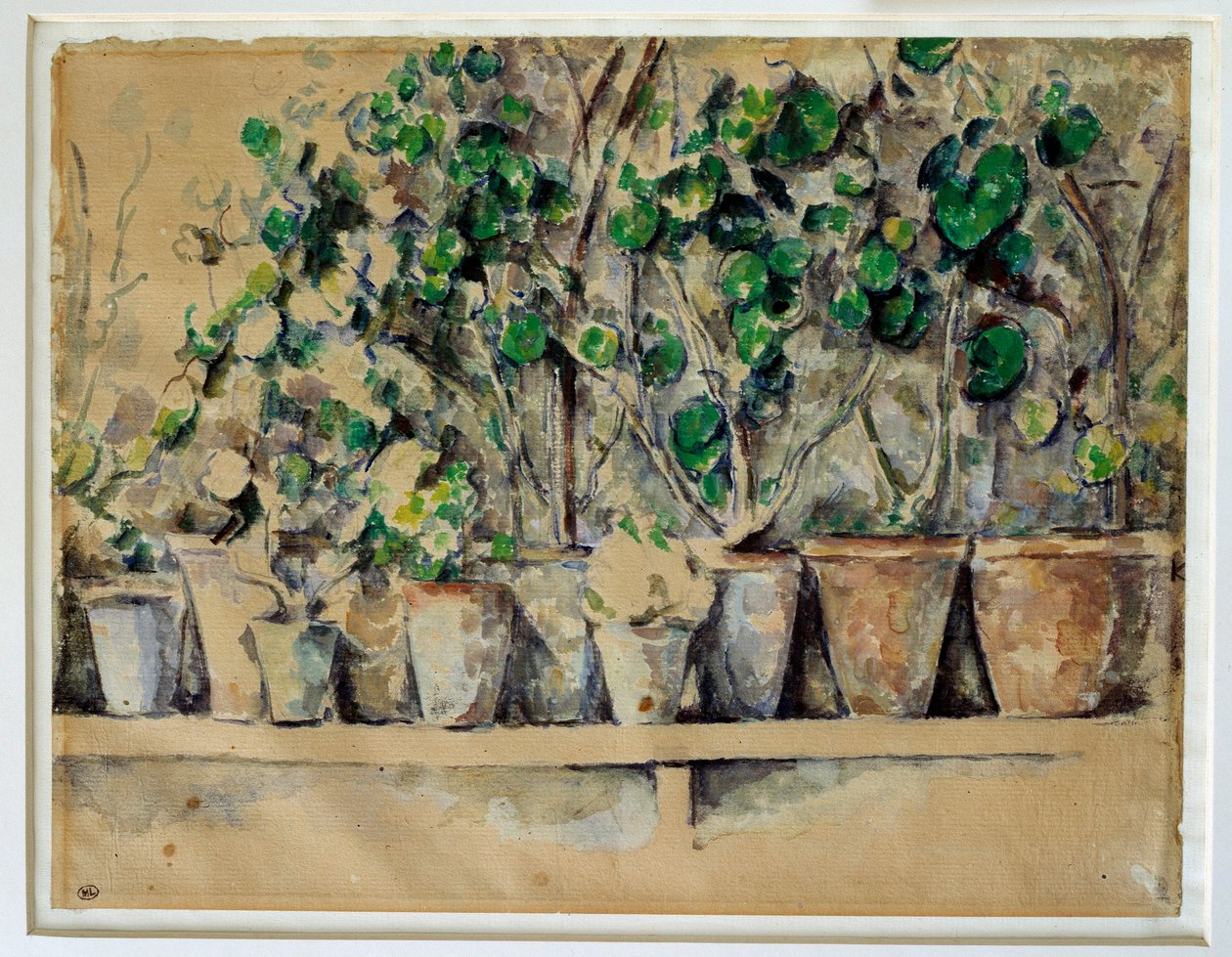 Os vasos de flores Paul Cézanne de Paul Cézanne