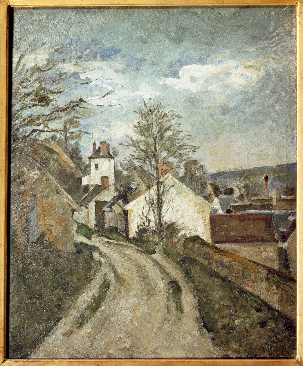 A casa do Doutor Gachet em Auvers (óleo sobre tela de Paul Cézanne