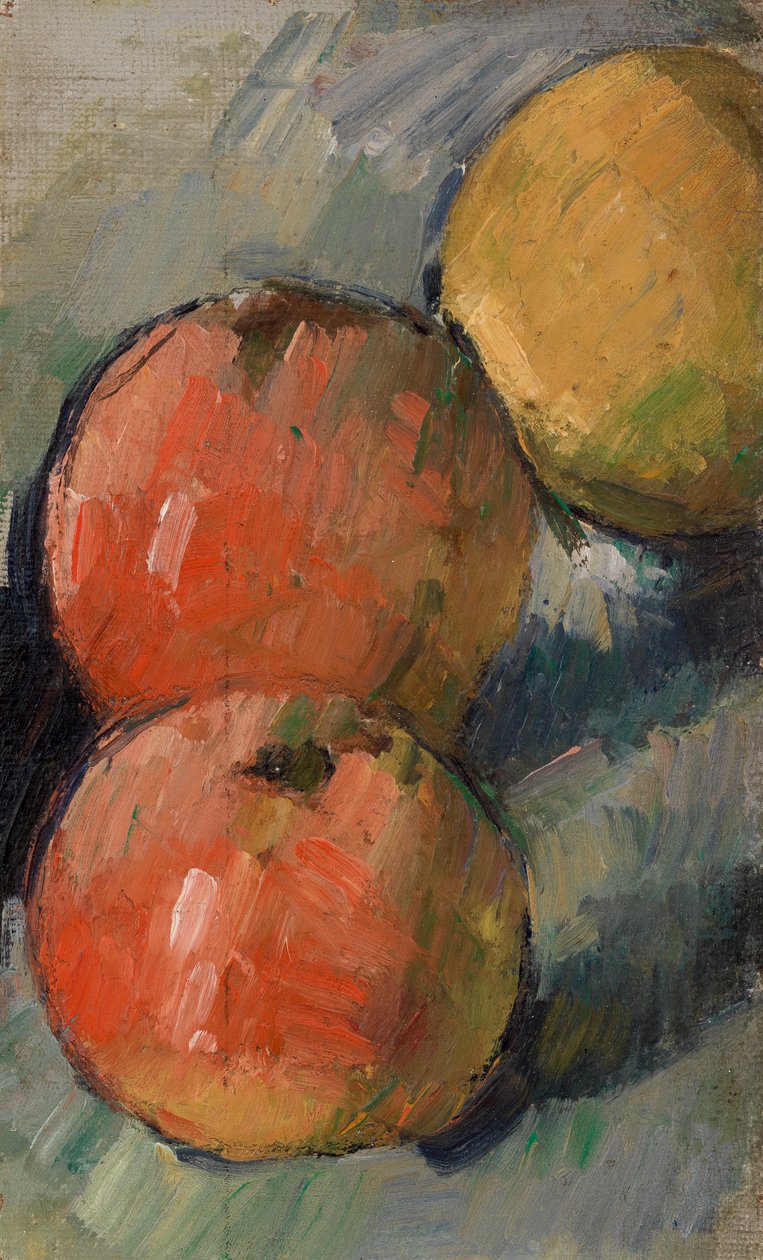 Duas Maçãs e Meias de Paul Cézanne