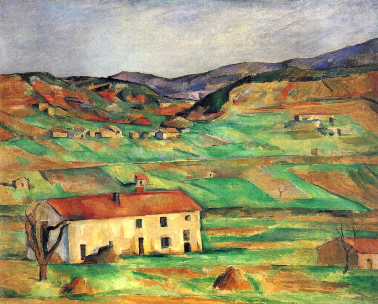Arredores de Gardanne de Paul Cézanne