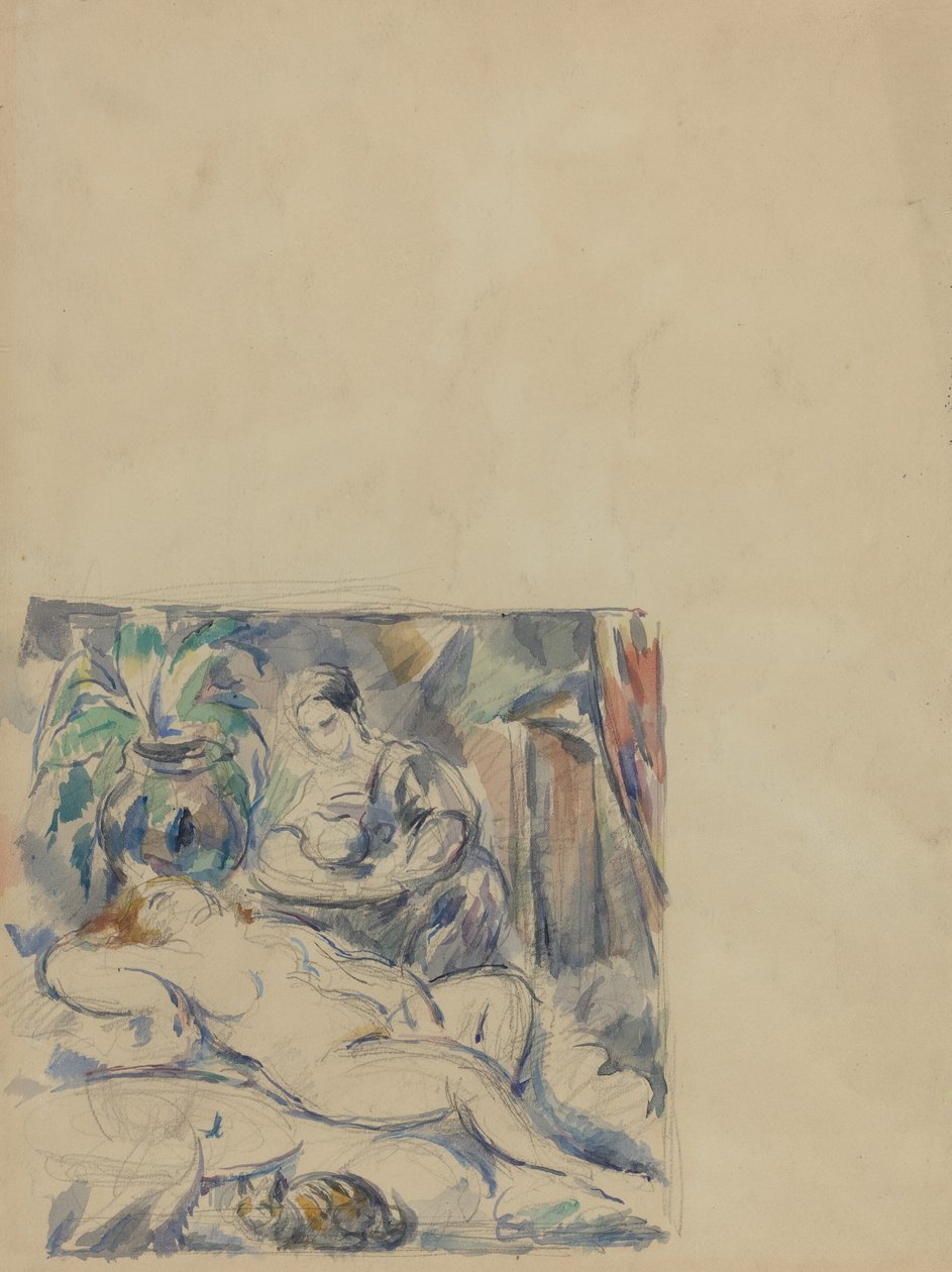Acordar [verso] de Paul Cézanne
