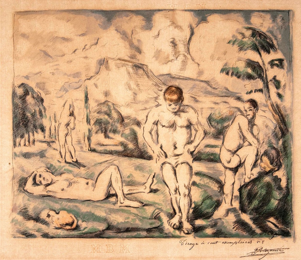 Os grandes banhistas de Paul Cézanne, Auguste Clot