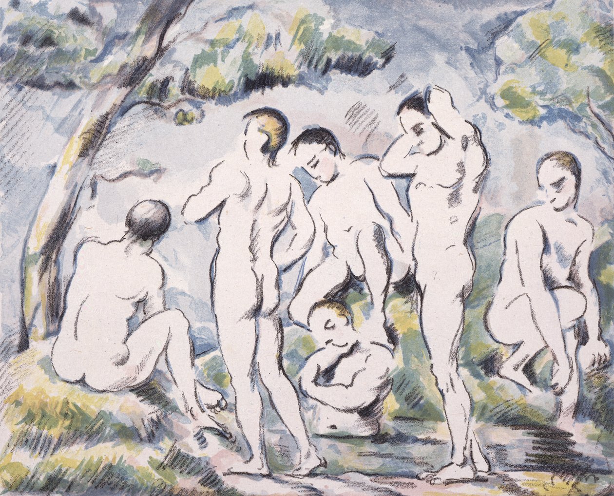 Os Pequenos Padres de Paul Cézanne, Auguste Clot