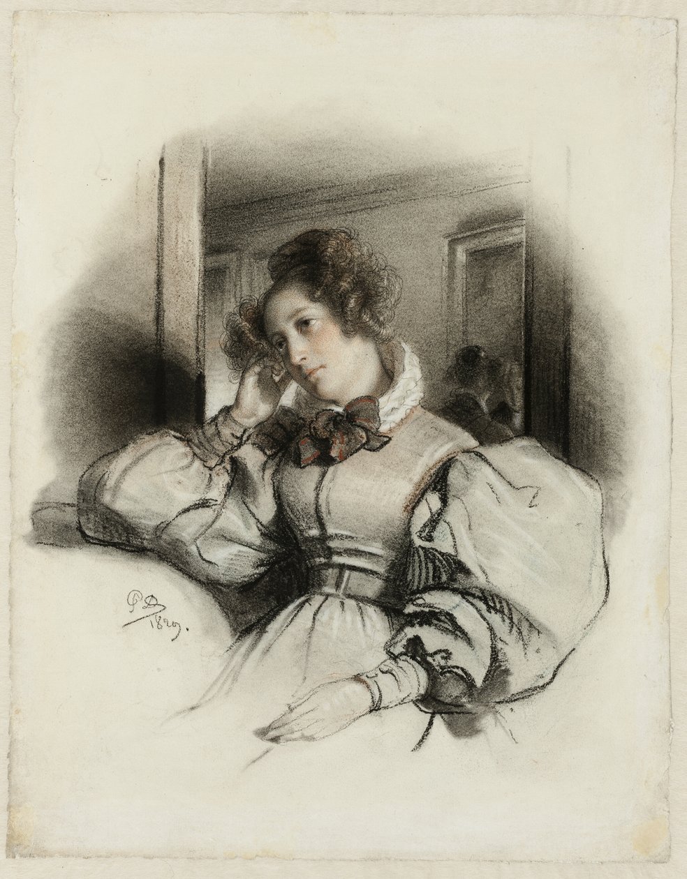 Retrato da Sra. E. D. de Paul Delaroche