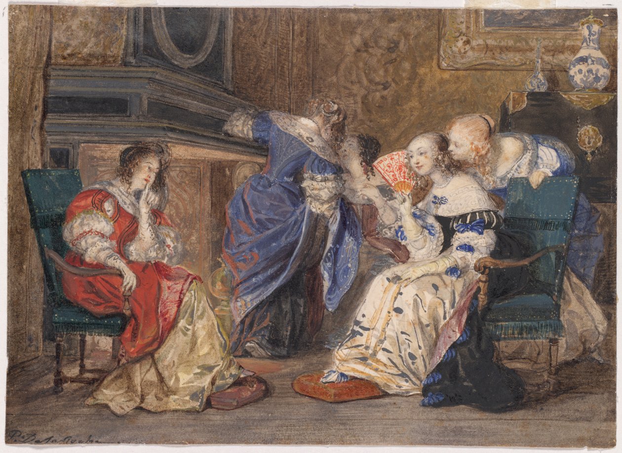 Mulheres em um Interior de Paul Delaroche