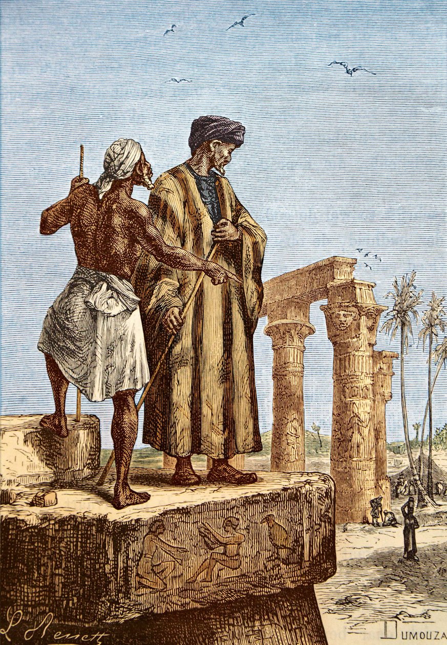 Ibn Battuta no Egito, meados do século 19 de Paul Dumouza