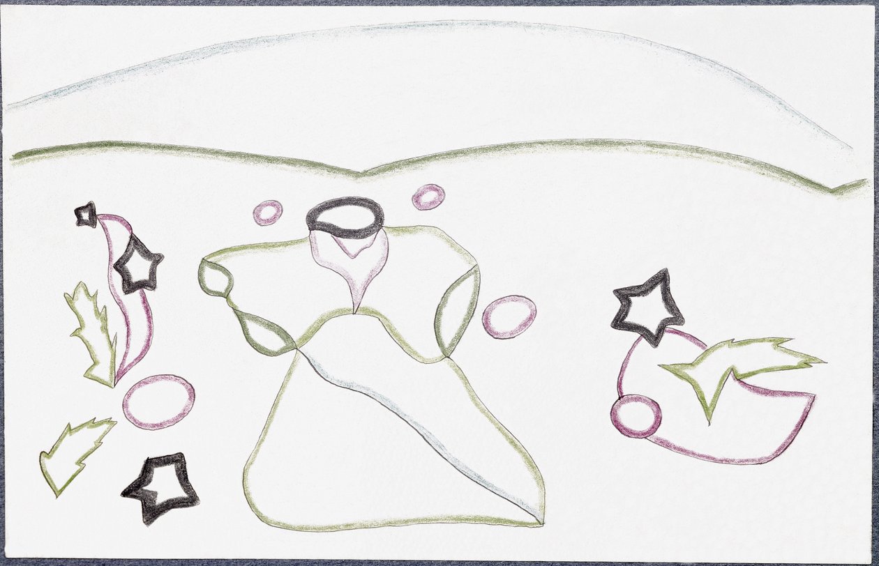 Santo e Estrelas (Desenho de Paul Eluard