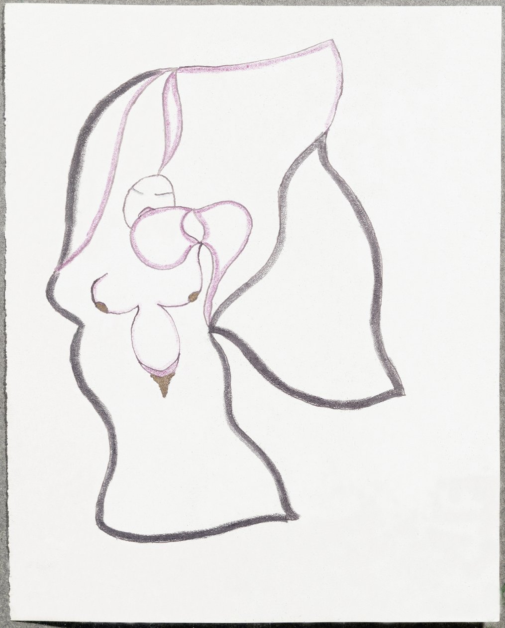 Woman-Flower (Desenho de Paul Eluard