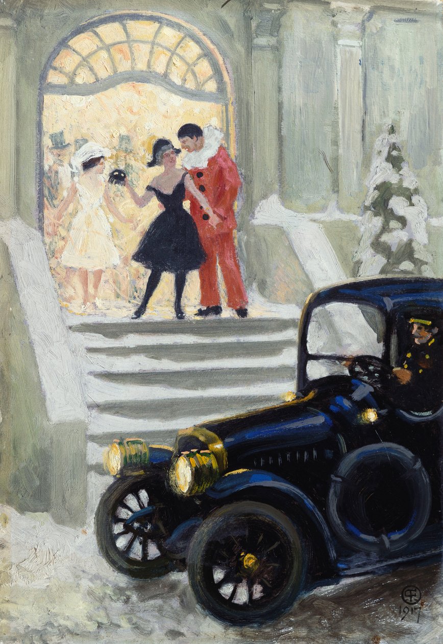 Depois da bola, 1917 de Paul Fischer