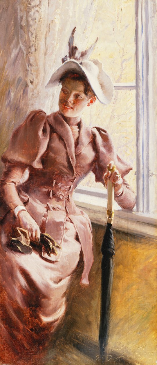 Na janela, 1892 de Paul Fischer