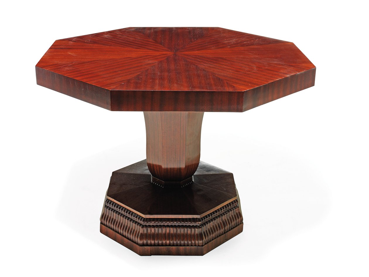 Mesa de pedestal de Paul Follot