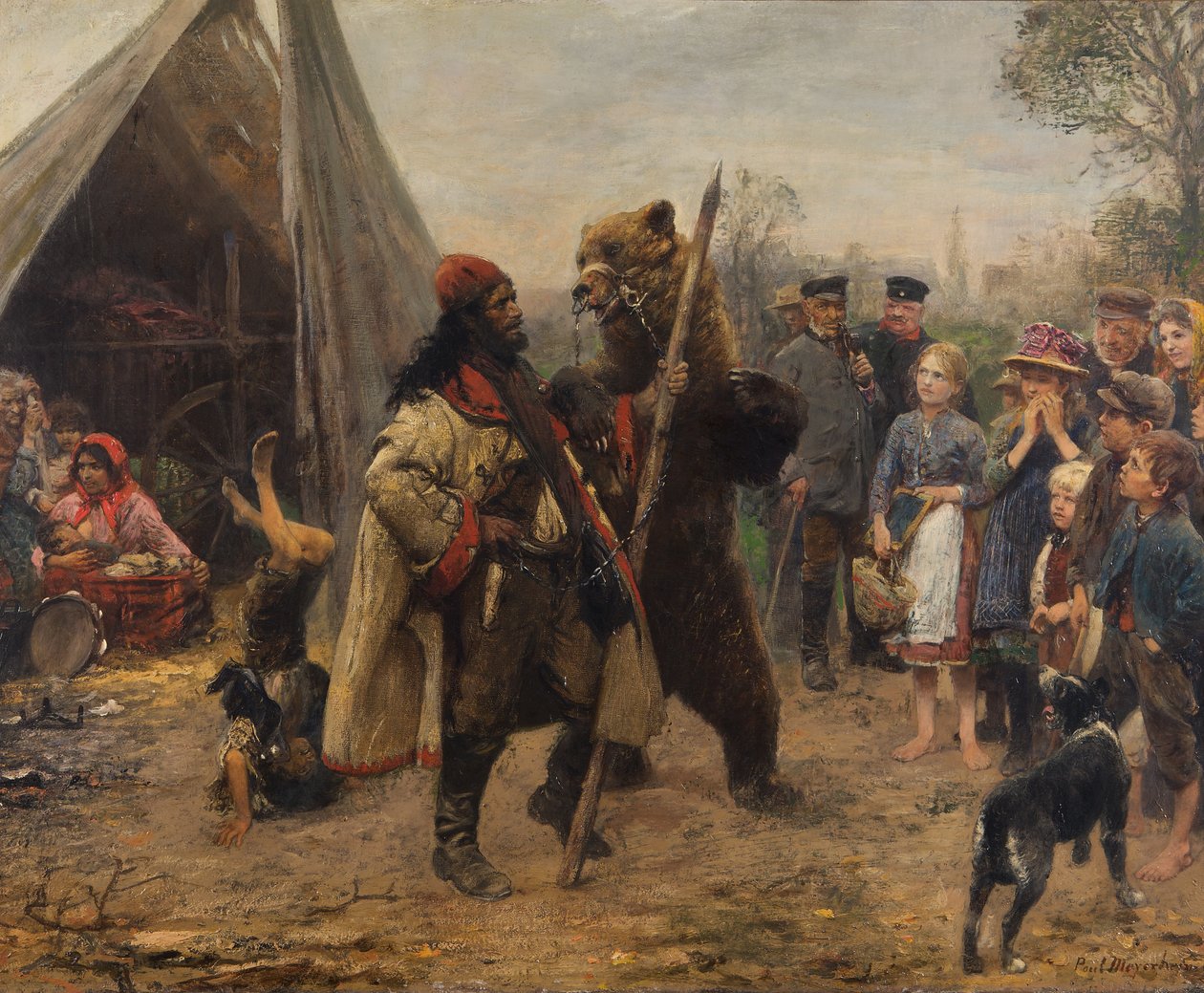 O guia do urso de Paul Friedrich Meyerheim