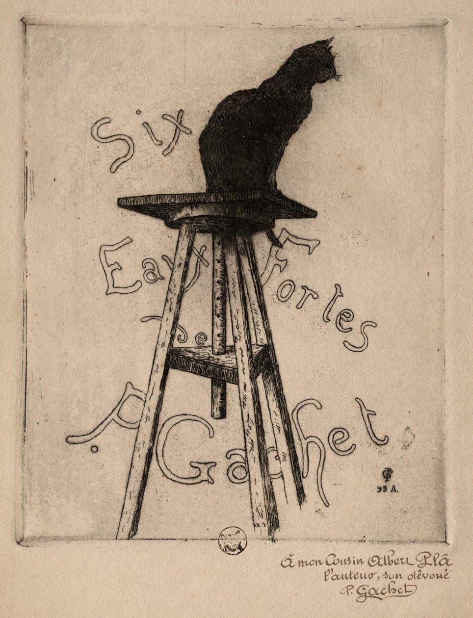 Seis gravuras: Frontispício de Paul Gachet