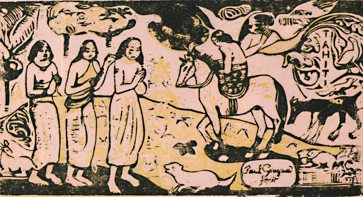 Mudança de residência, c.1899, 1946 de Paul Gauguin