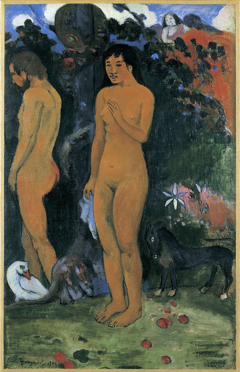 Adão e Eva (Adam et Eve) - Paul Eugene Henri Gauguin (1848-1903). Óleo sobre tela de Paul Gauguin