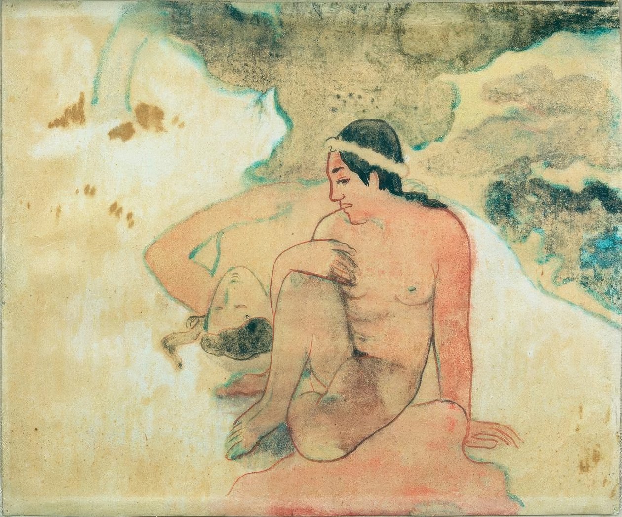 Lá vai você de Paul Gauguin