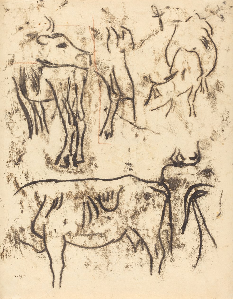 Estudos Animais, 19011902. de Paul Gauguin