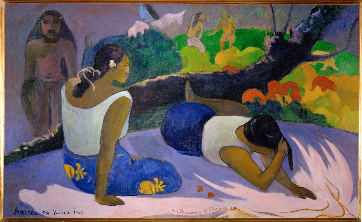 Arearea no vareua ino (óleo sobre tela) de Paul Gauguin