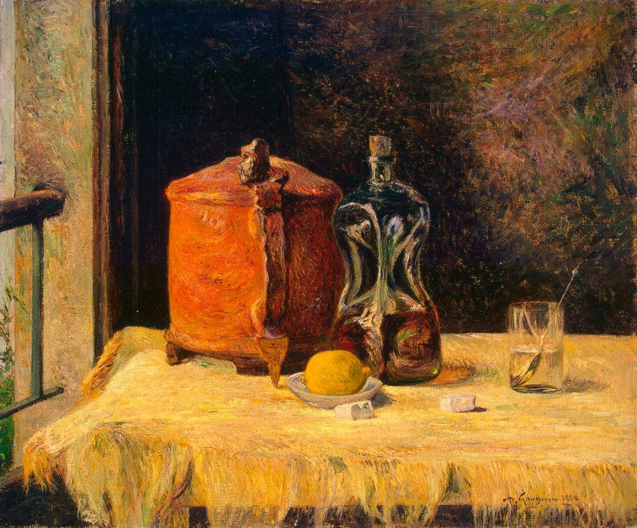 Na janela, 1882. de Paul Gauguin