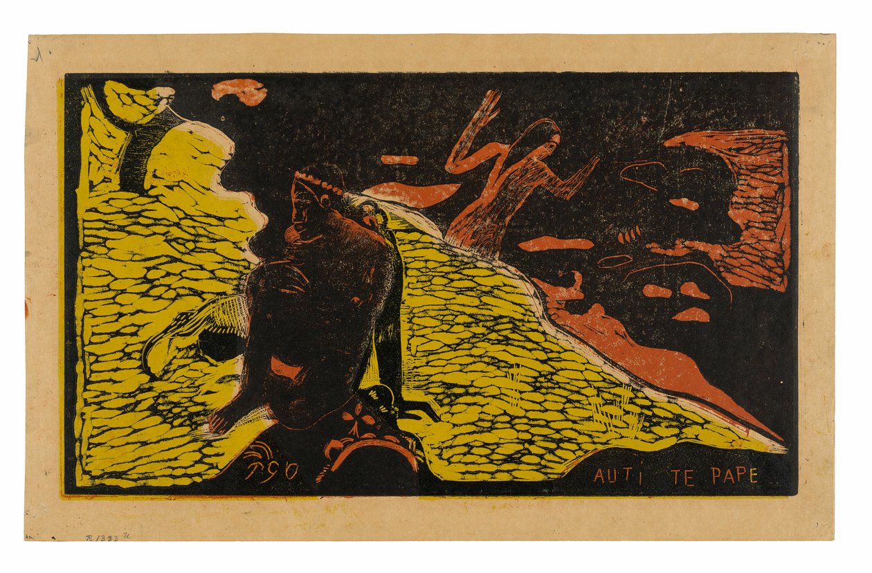 Auti te pape (Mulheres no Rio), da Suíte Noa Noa de Paul Gauguin