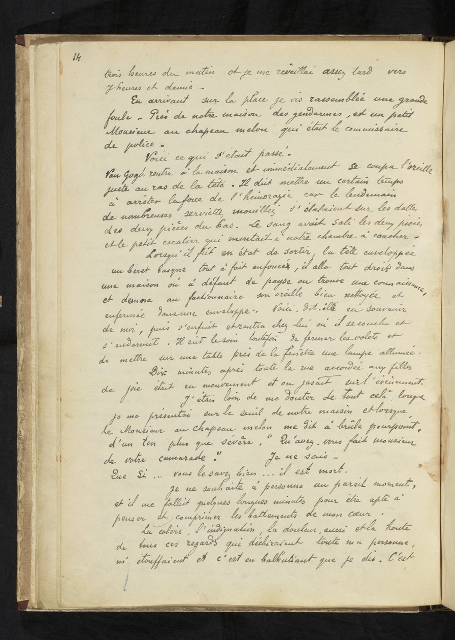 Avant et après - Descrição da estadia de Gauguin com Vincent van Gogh em Arles (P. 14) de Paul Gauguin