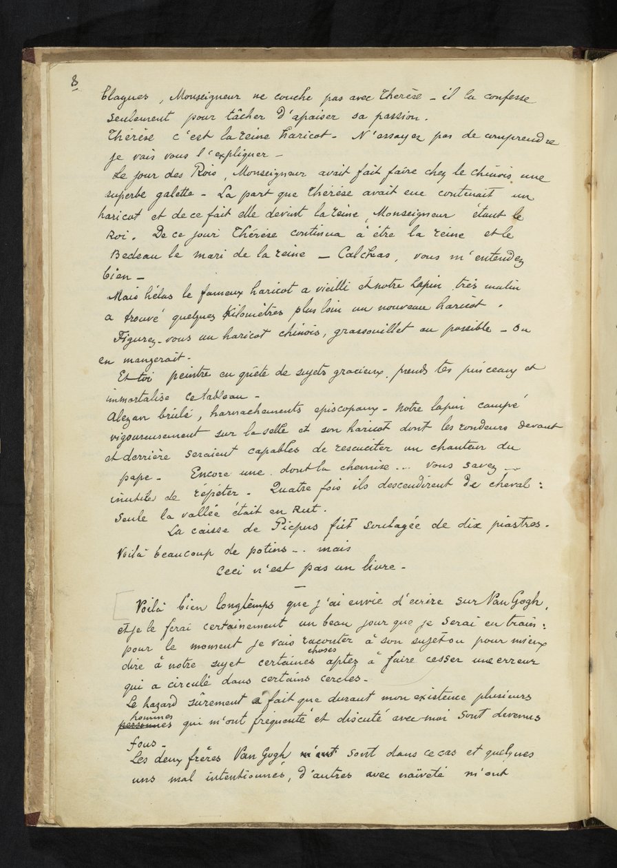 Avant et après - Descrição da estadia de Gauguin com Vincent van Gogh em Arles (P. 8) de Paul Gauguin