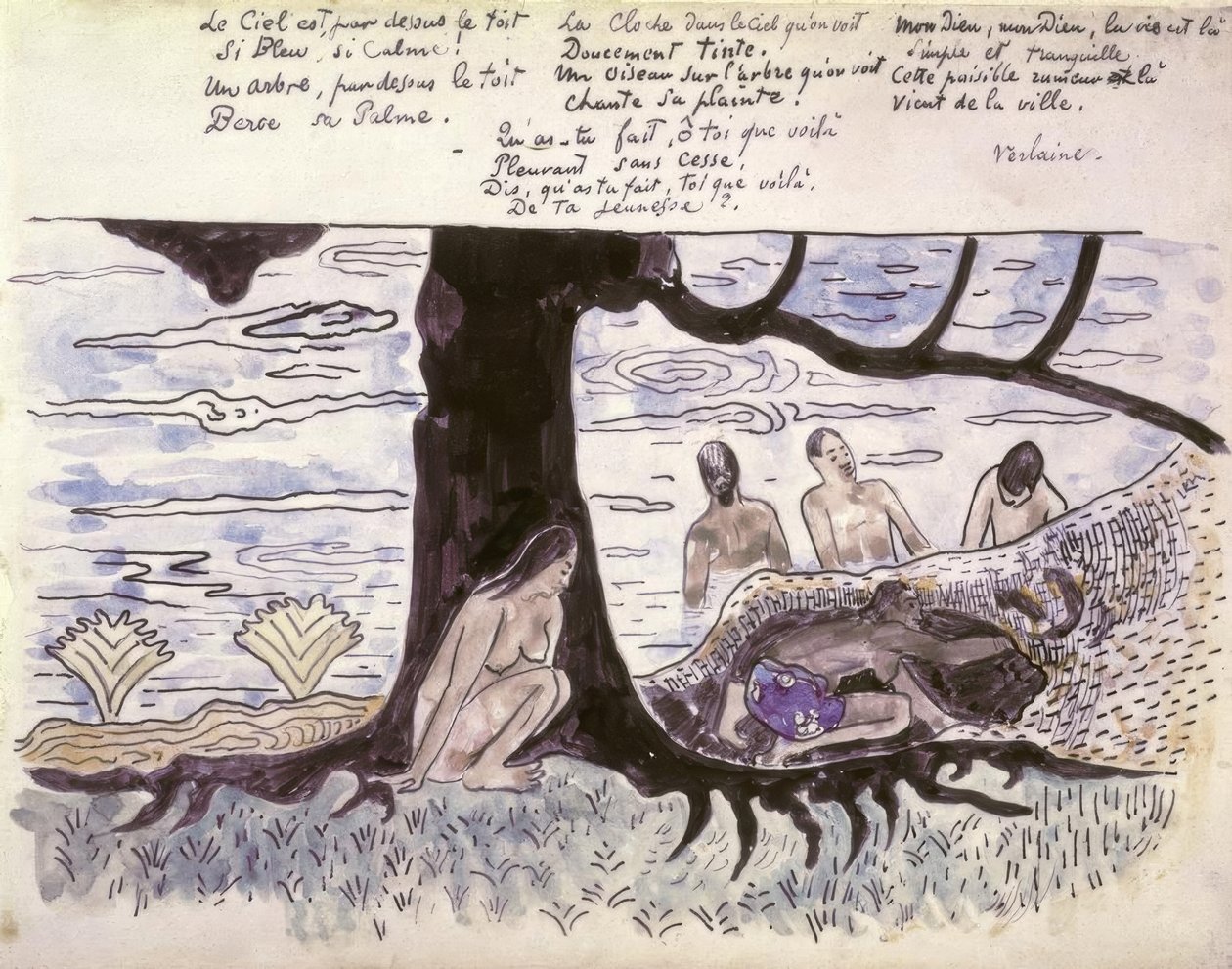 banhistas de Paul Gauguin