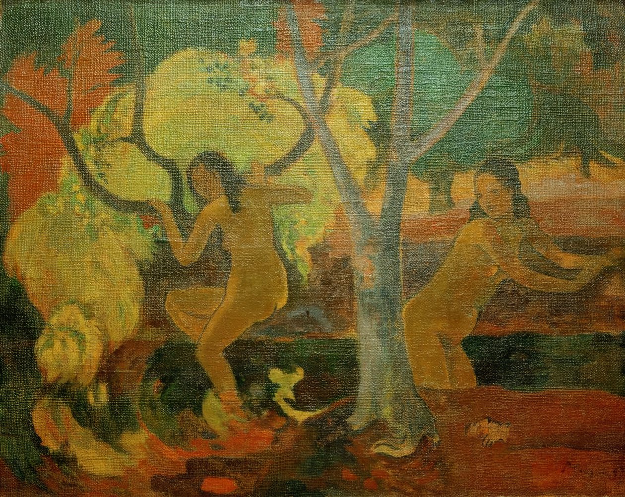 Banhistas em Tahiti de Paul Gauguin