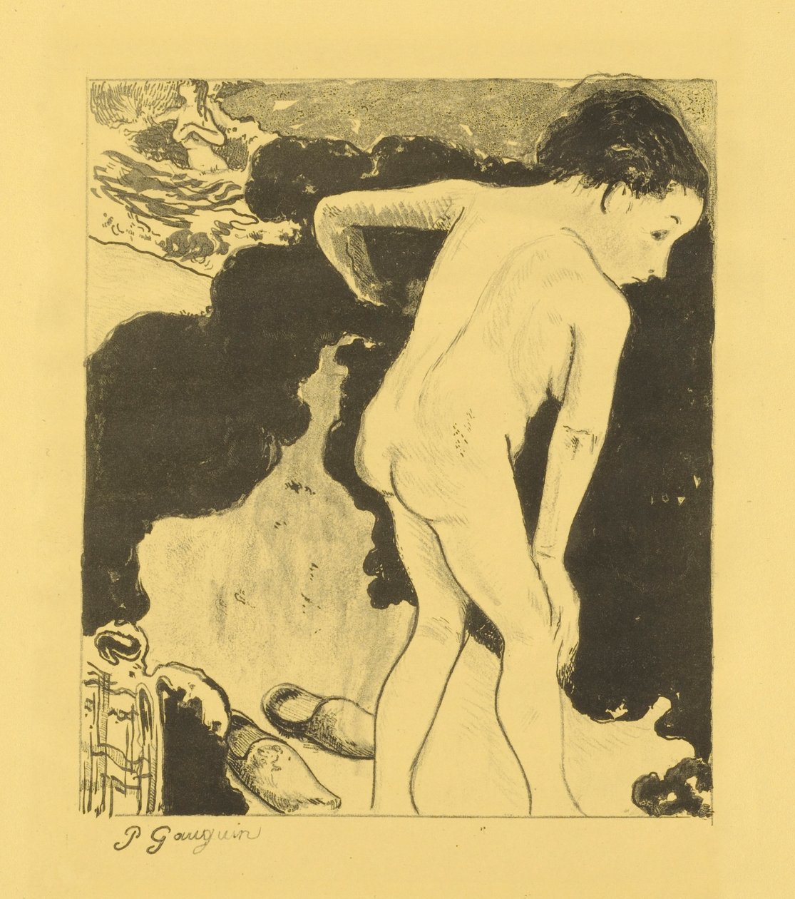 Padres na Bretanha de Paul Gauguin