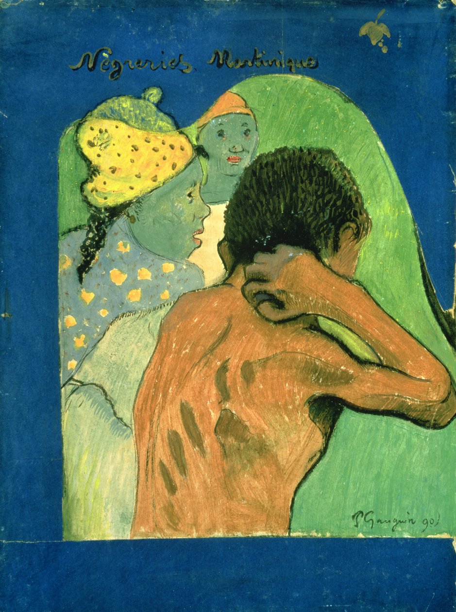 Martinica Negra, 1890 de Paul Gauguin