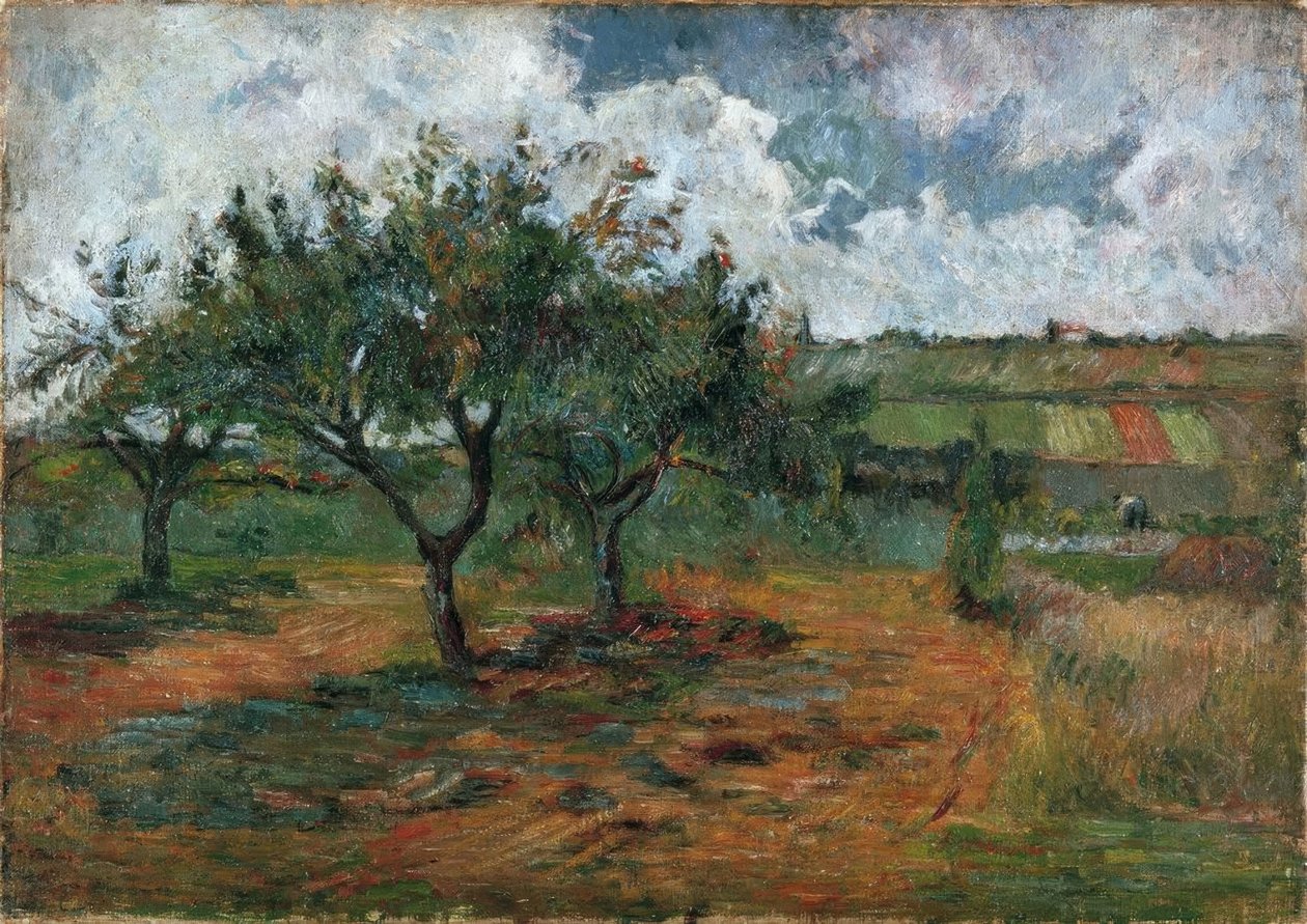 Macieiras florescendo de Paul Gauguin