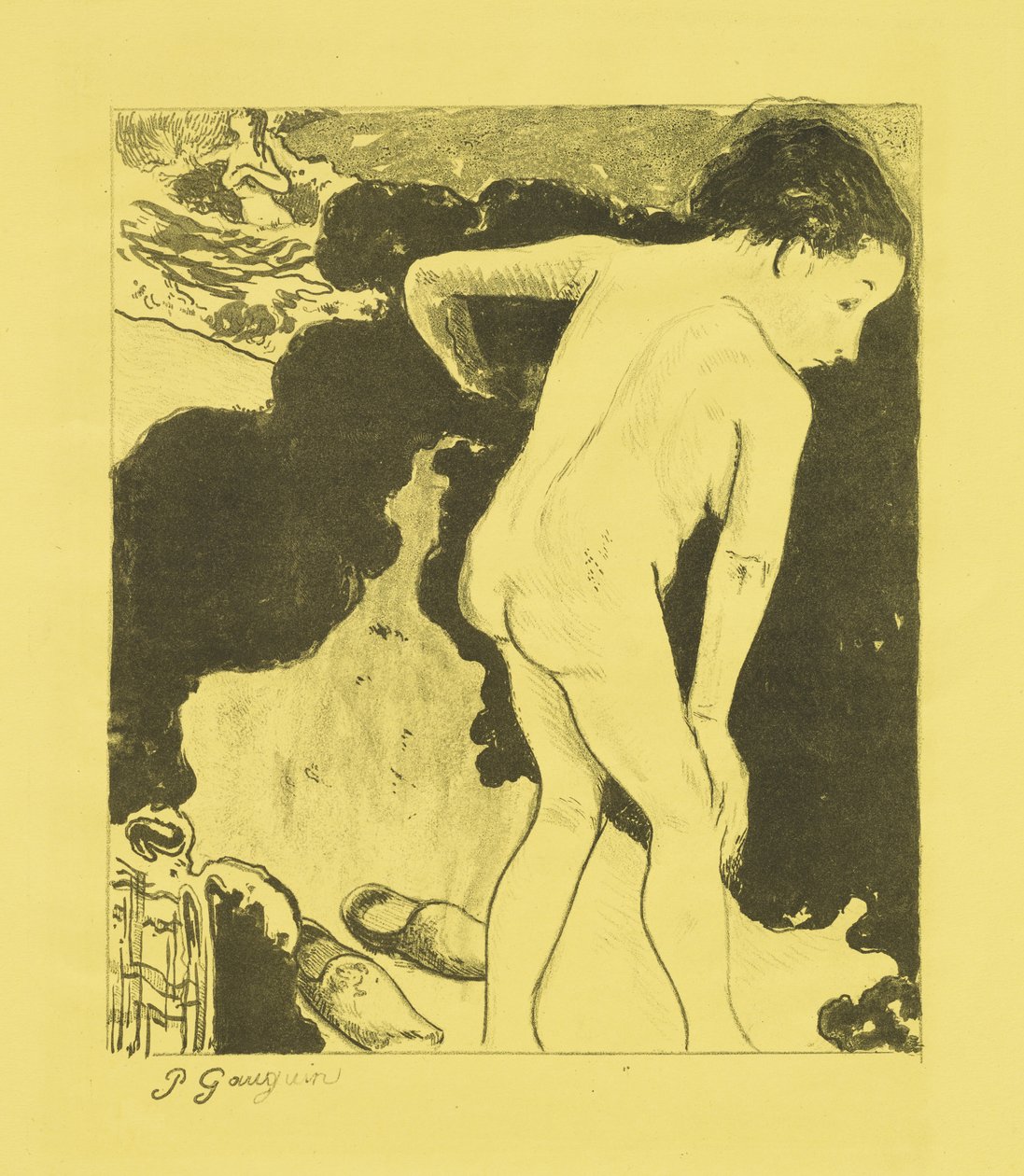 Banhistas bretões de Paul Gauguin