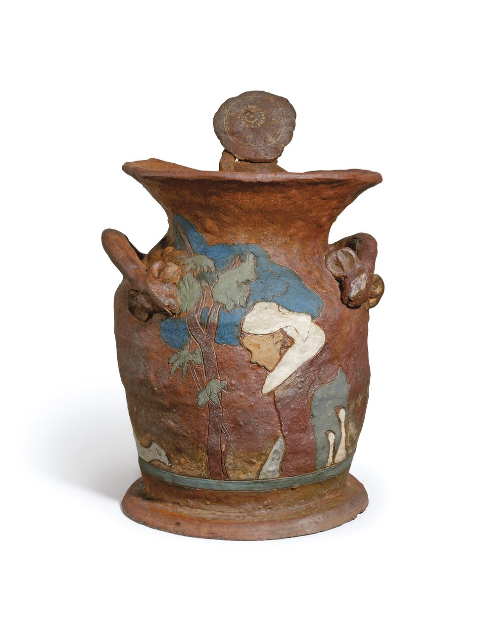 Mulher bretã e jovem bretão; Breton e chef modelo de um jovem bretão de Paul Gauguin