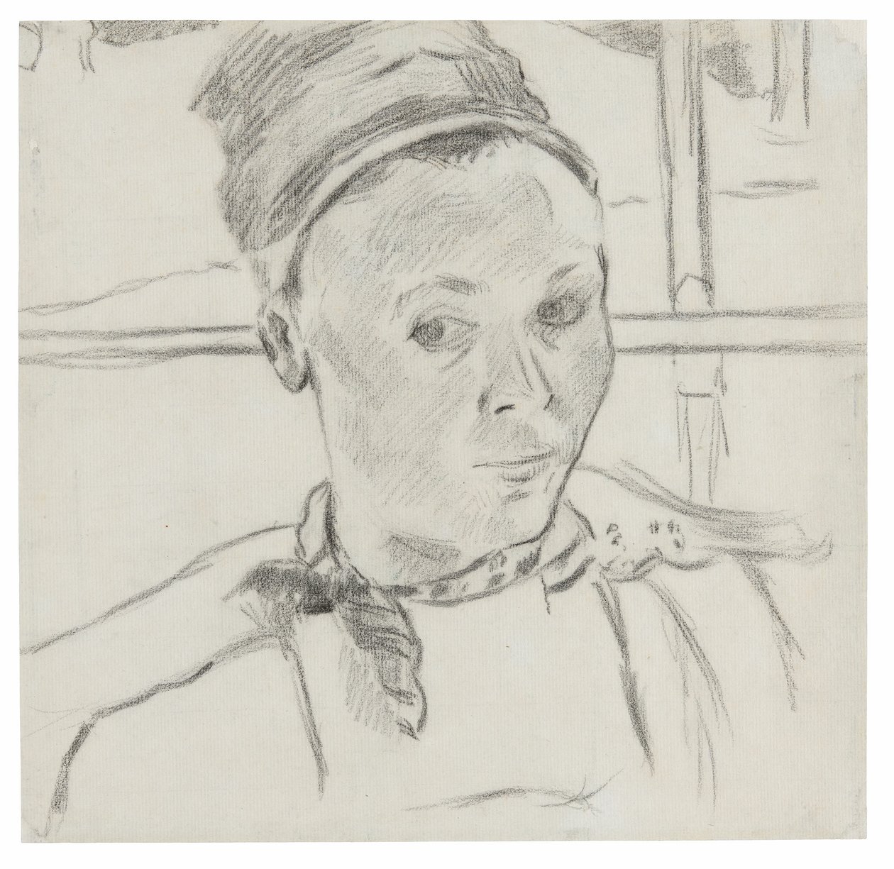 Busto de uma jovem bretã (possivelmente Marie Lagadu) de Paul Gauguin