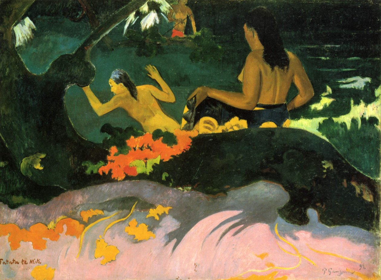 À beira-mar de Paul Gauguin