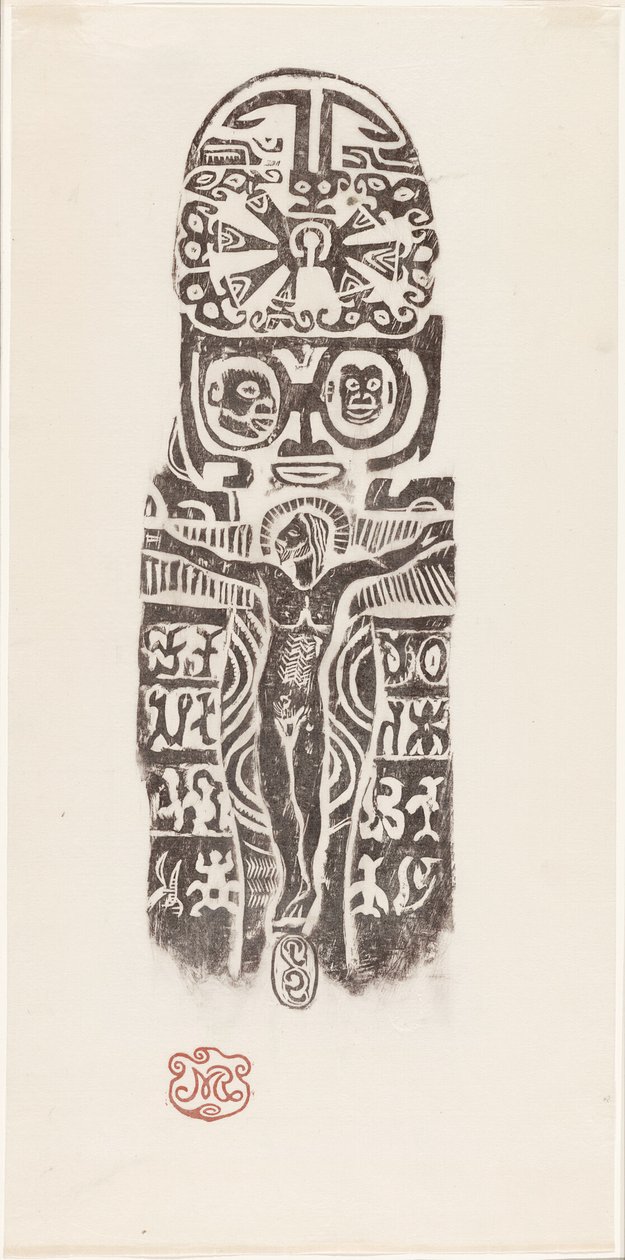 Cristo na Cruz de Paul Gauguin