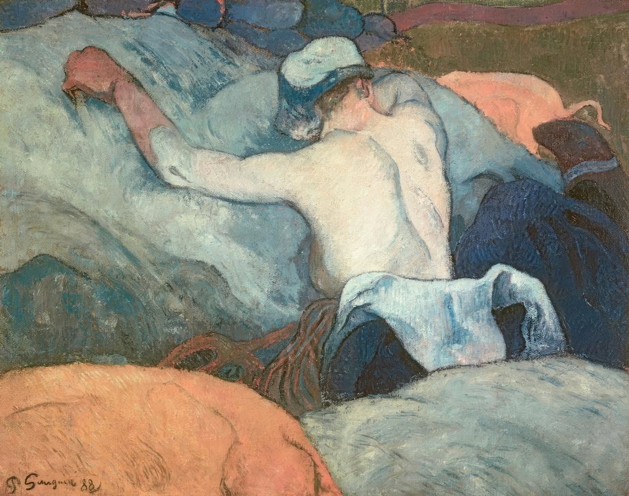 No feno de Paul Gauguin