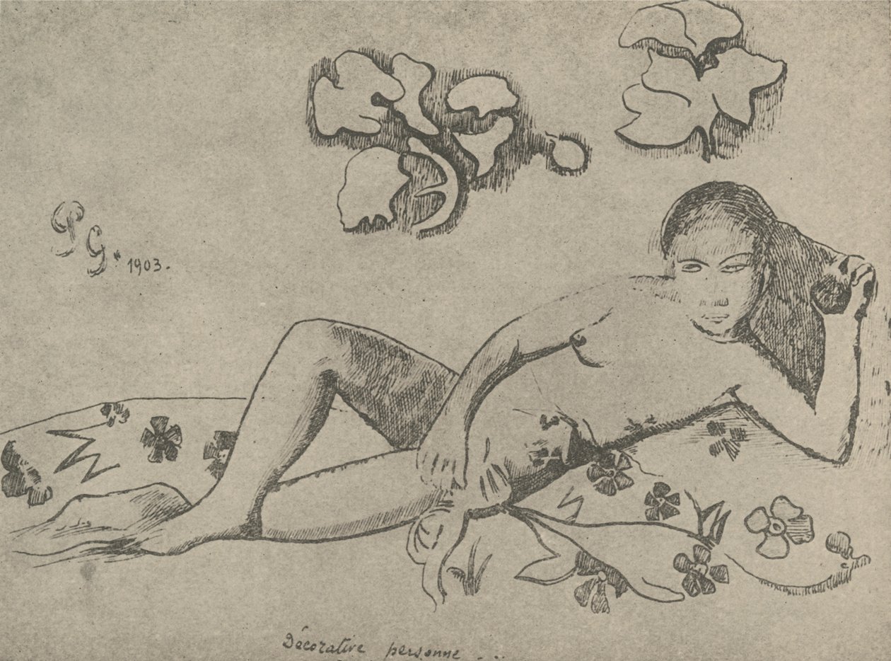 Figura decorativa, 1936. de Paul Gauguin