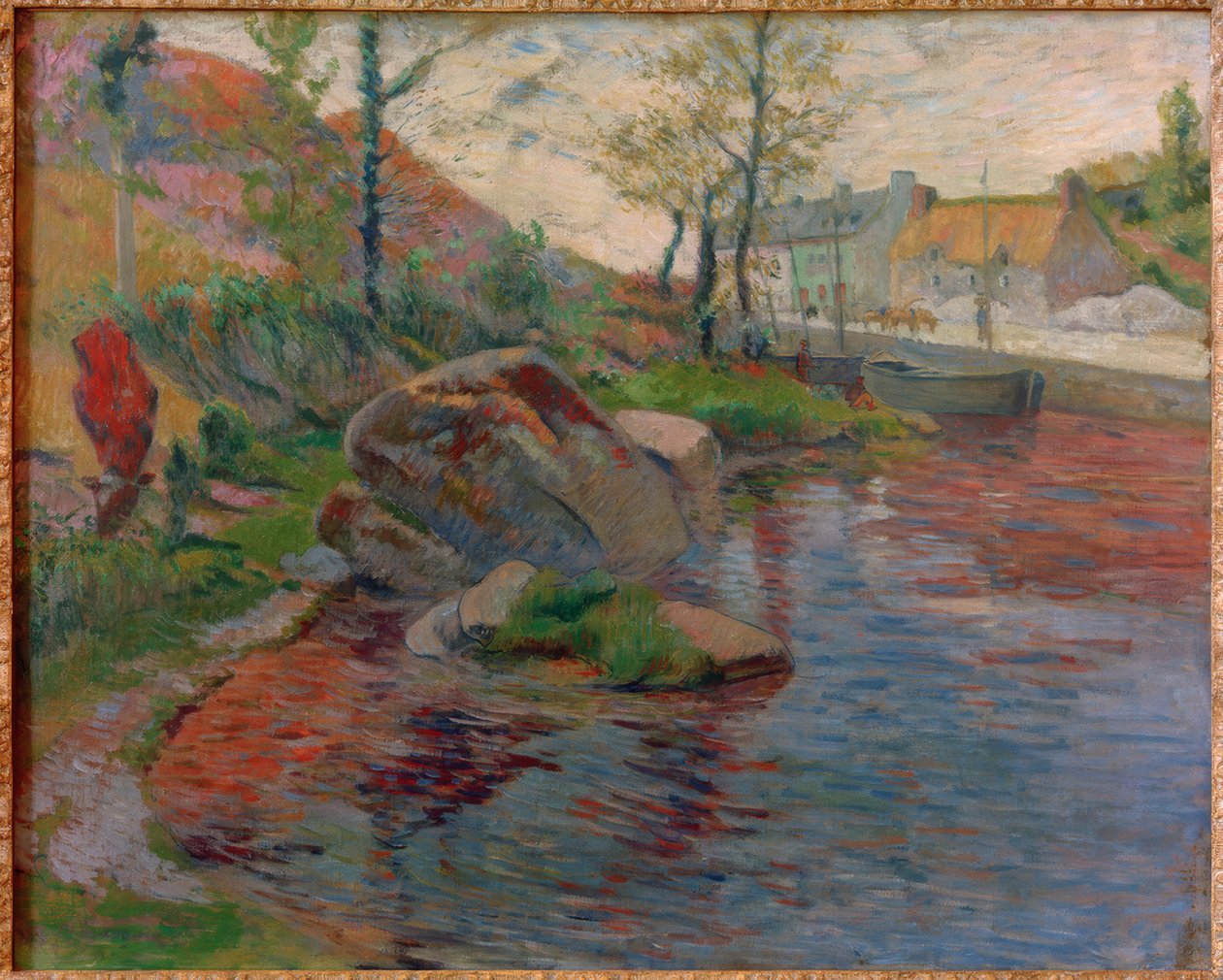 O porto de Pont-Aven de Paul Gauguin