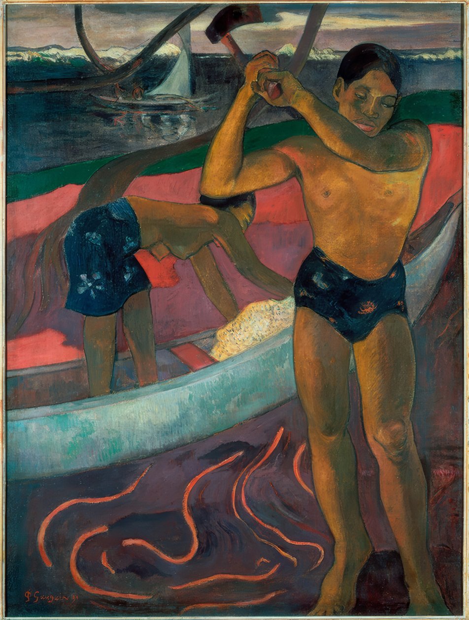 O picador de madeira da Pia de Paul Gauguin