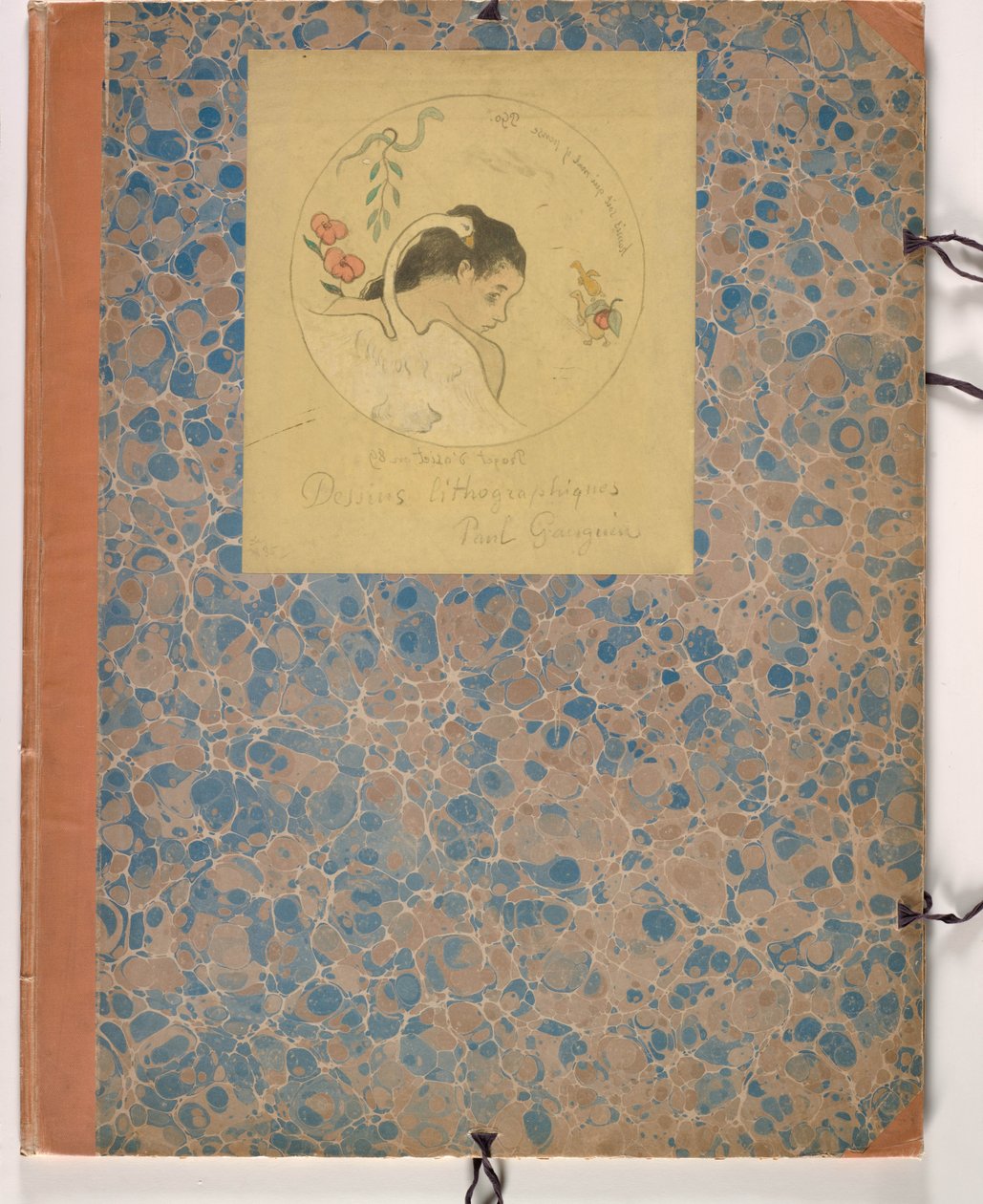 Desenho para um prato - Leda de Paul Gauguin