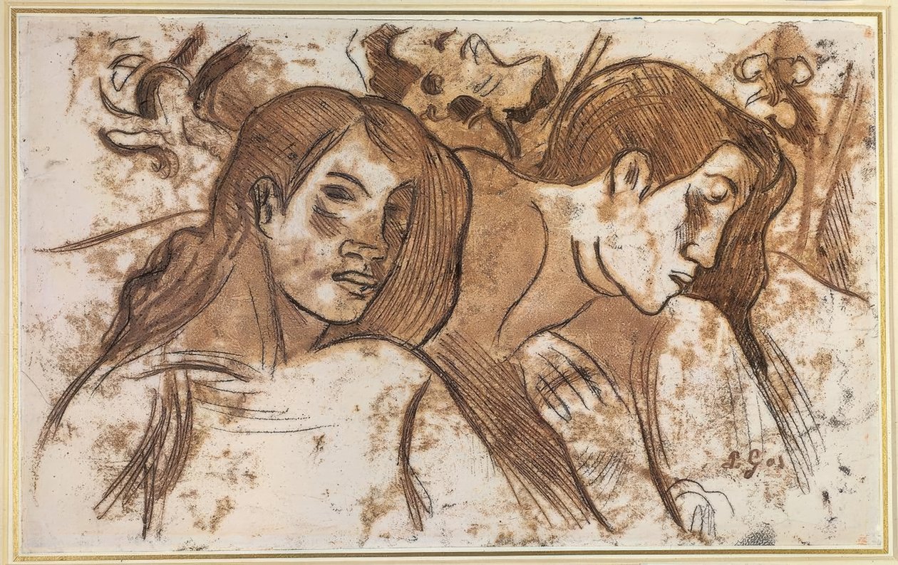Dois Marquesanos de Paul Gauguin
