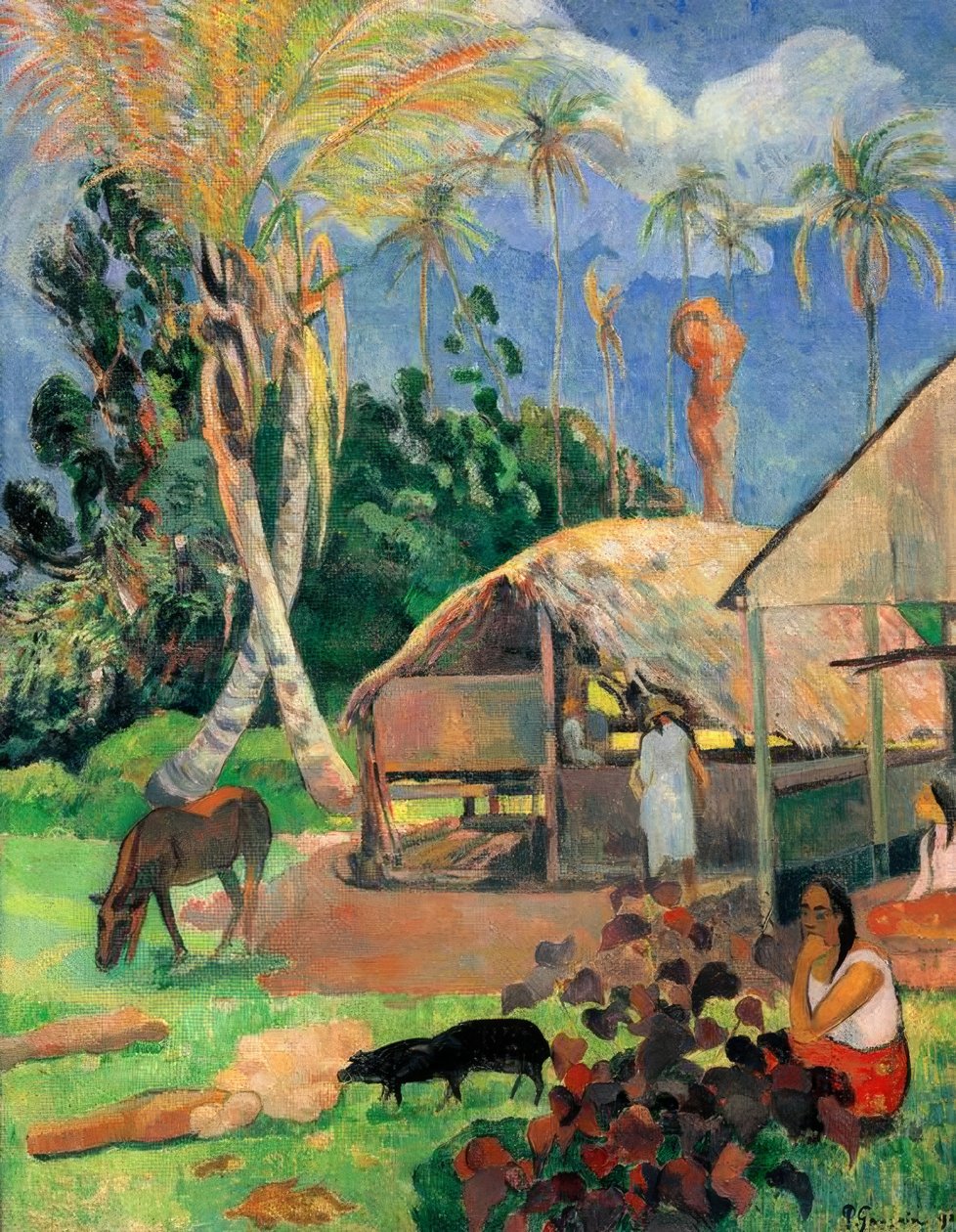 Os porcos pretos de Paul Gauguin