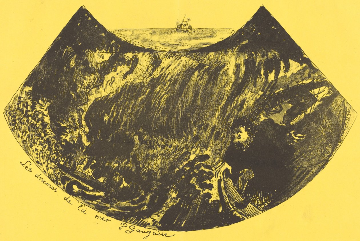 Dramas of the Sea: A Descent into the Maelstrom (Les drames de la mer) de Paul Gauguin