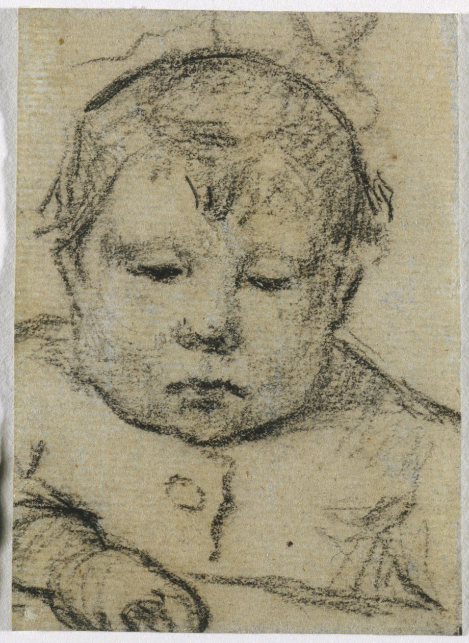Emil Gauguin como uma criança, mão direita para a frente de Paul Gauguin